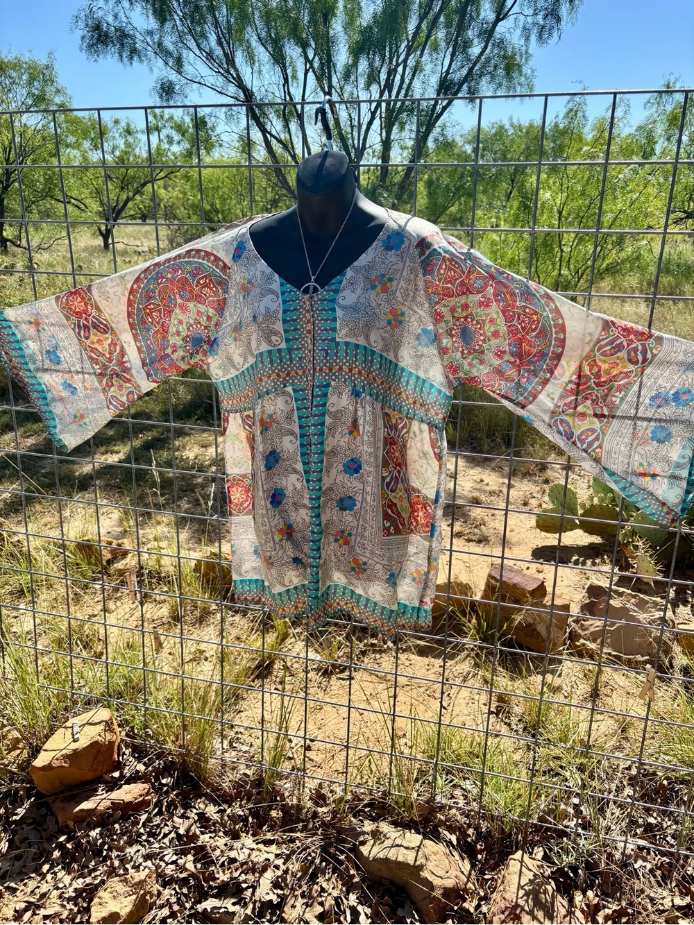 Johnny Was Mocity Silk Tunic